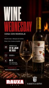 Cena con maridaje en RAUXA Ibiza