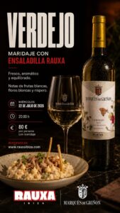 Cena con maridaje en RAUXA Ibiza